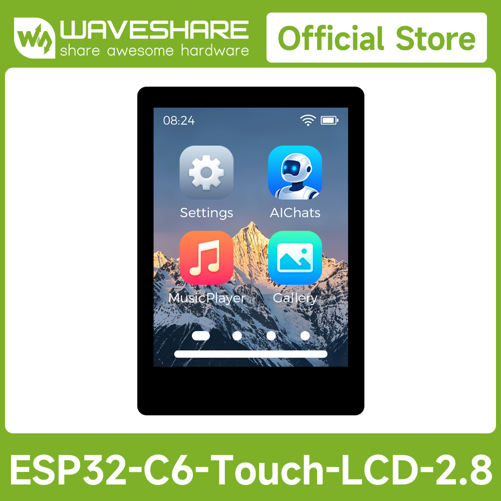 لوحة تطوير Waveshare ESP32-C6  - مراجعة Waveshare Esp32 وسعره