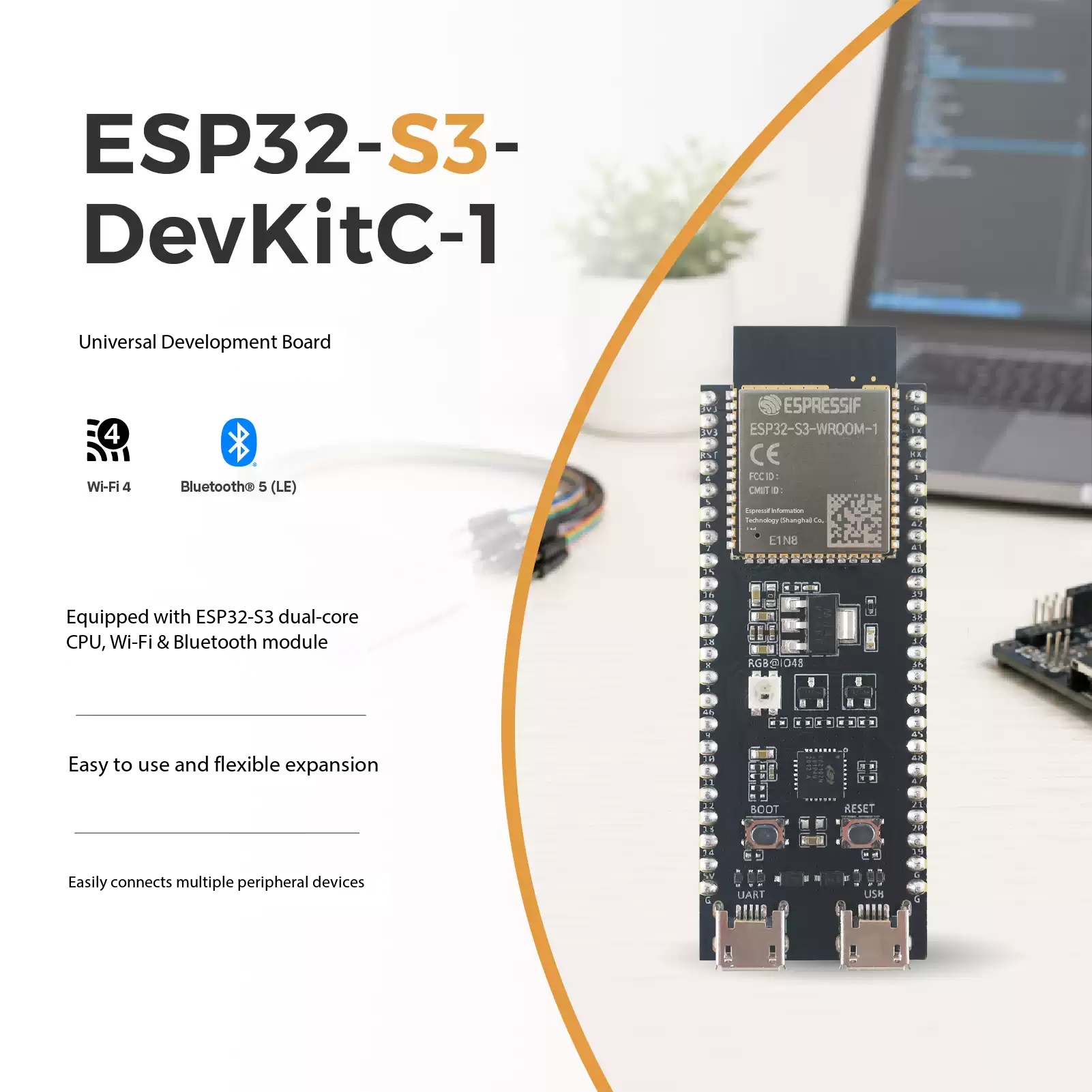 لوحة تطوير ESP32-S3-DevKitC-1  - مراجعة Esp32 S3 Devkitc 1 وسعره