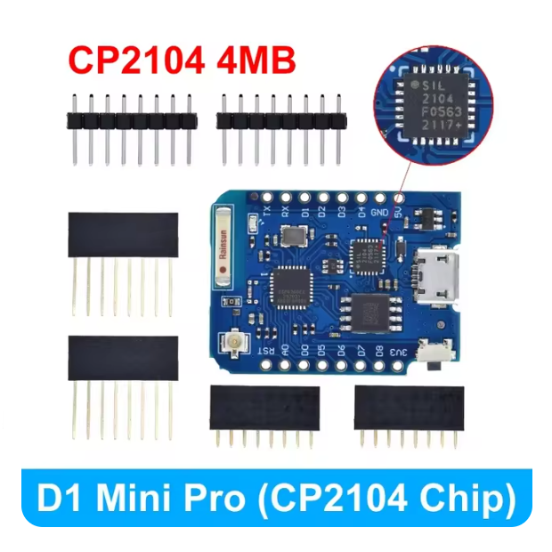 لوحة تطوير واي فاي ميني D1 PRO - مراجعة D1 Mini Pro وسعره