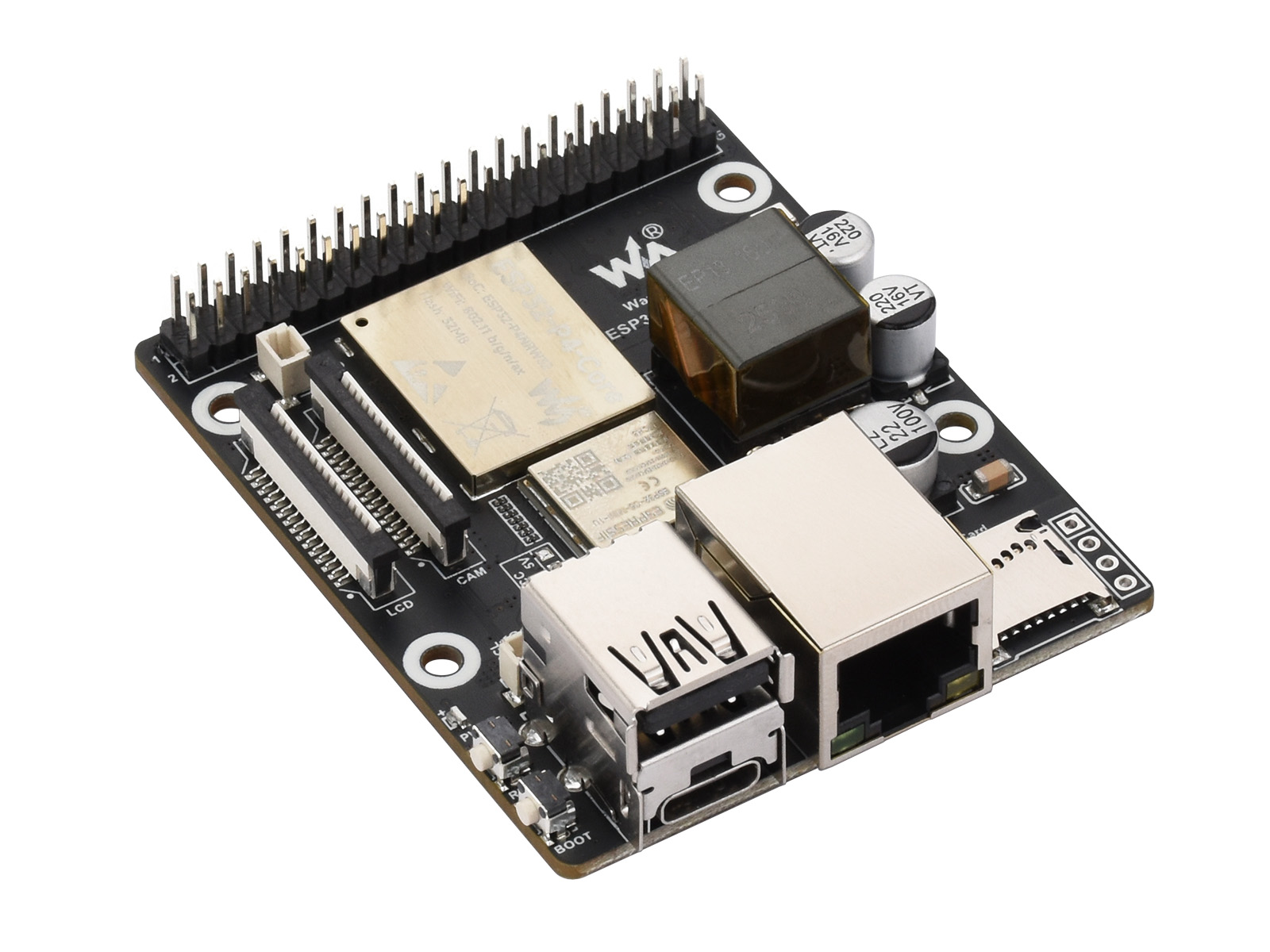 لوحة تطوير عالية الأداء FireCh - مراجعة Waveshare Esp32 وسعره
