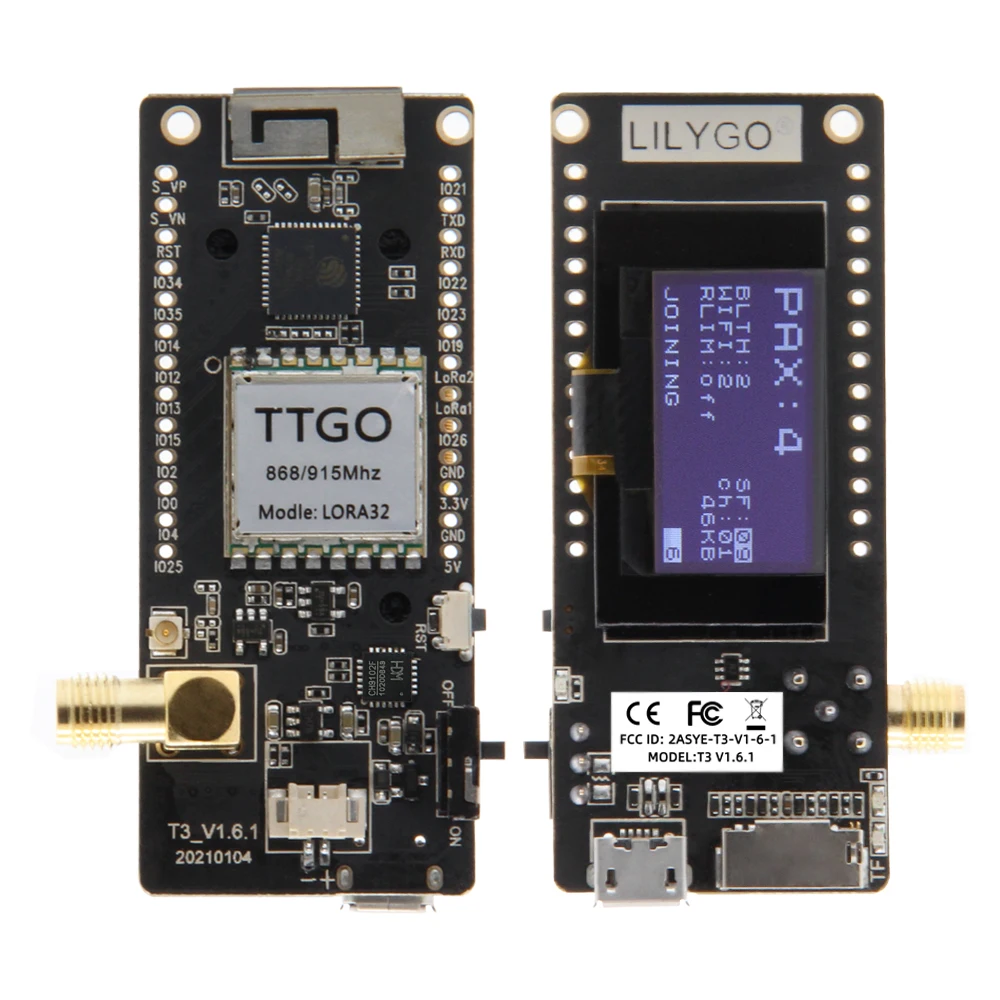 ليليجو ®   TTGO LoRa32 V2.1_1. - مراجعة Doit Esp32 وسعره