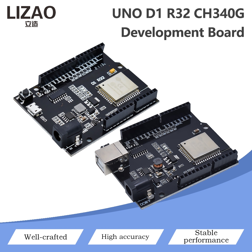 لوحة تطوير ESP32 D1 R32 CH340G - مراجعة Wemos D1 وسعره