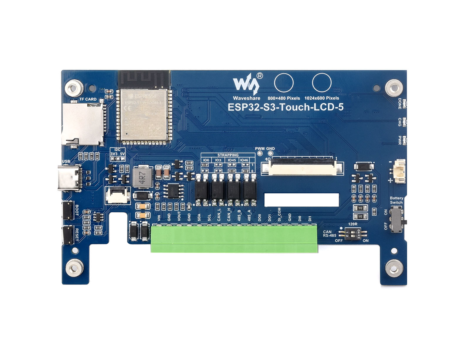 لوحة تطوير شاشة لمس سعوية مقاس - مراجعة Waveshare Esp32 وسعره