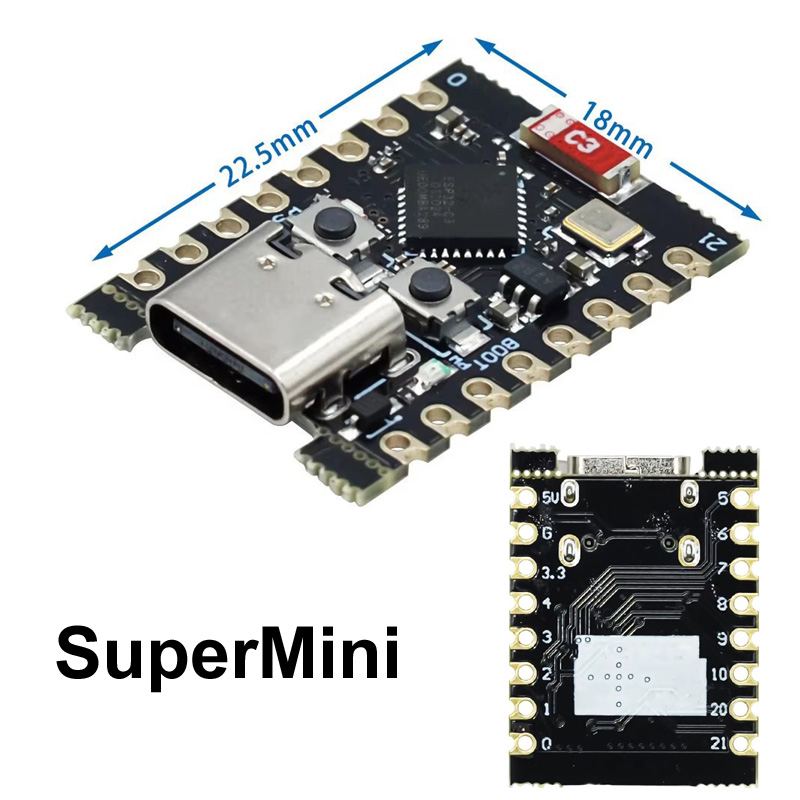 لوحة تطوير ESP32-S3 Supermini  - مراجعة Doit Esp32 وسعره