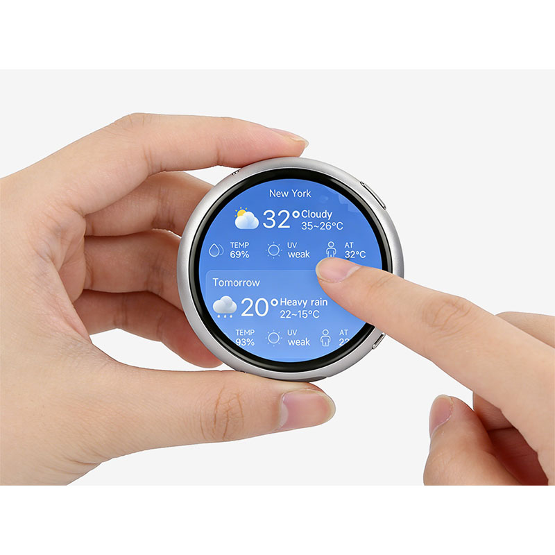 شاشة لمس دائرية AMOLED مقاس 1. - مراجعة Waveshare Esp32 وسعره