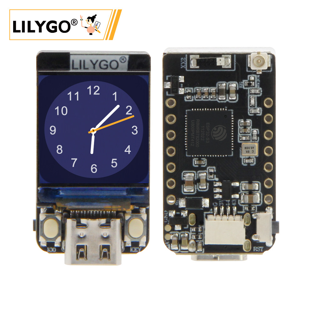 وحدة عرض LCD من LILYGO T-QT Pr - مراجعة Lolin S3 وسعره